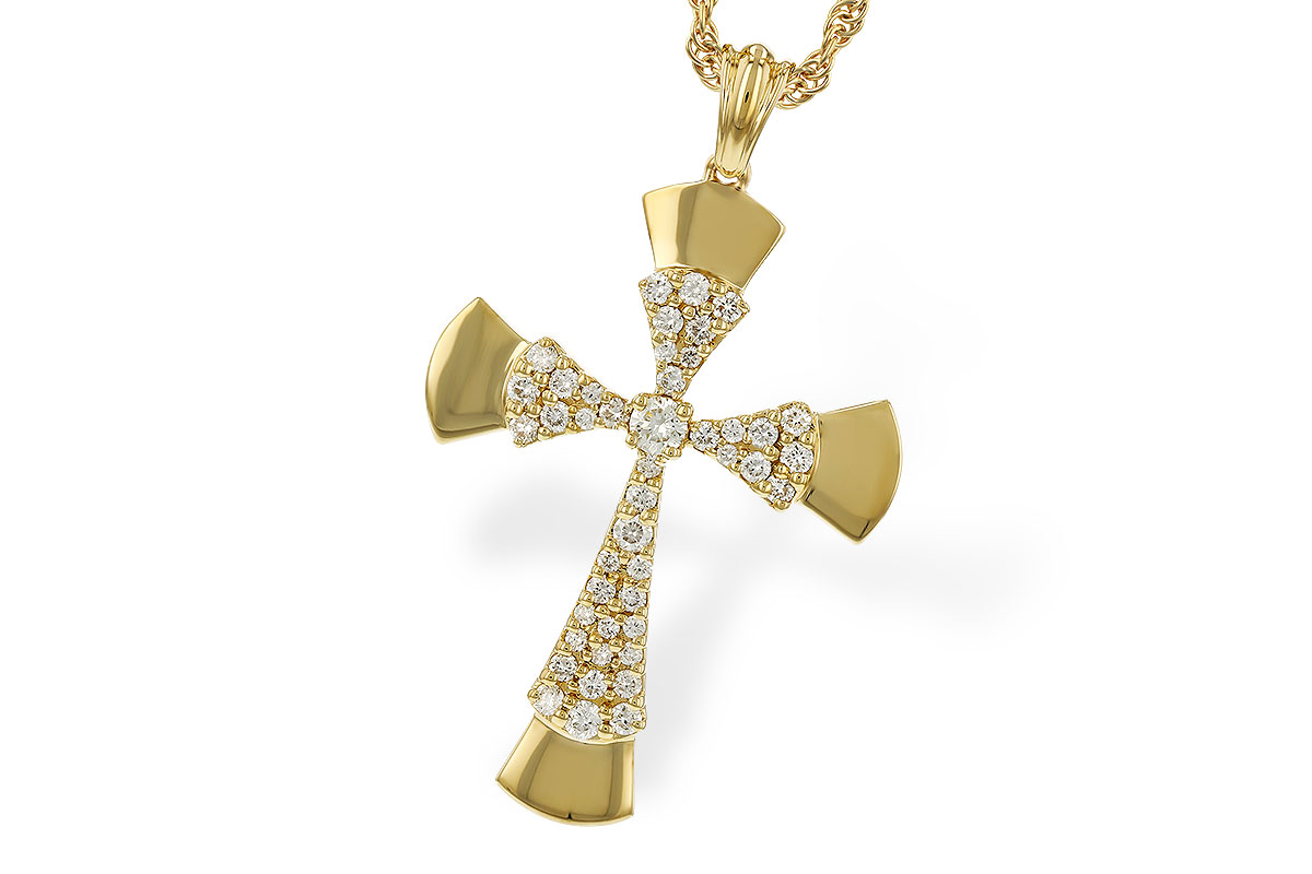 K274-88861: NECKLACE .36 TW