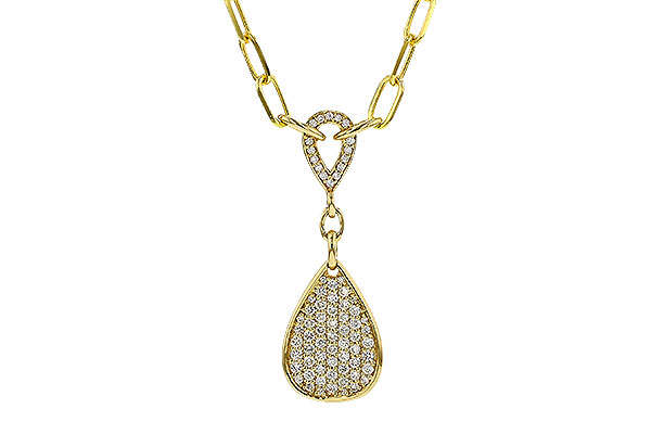 K274-89761: NECKLACE .66 TW (17")