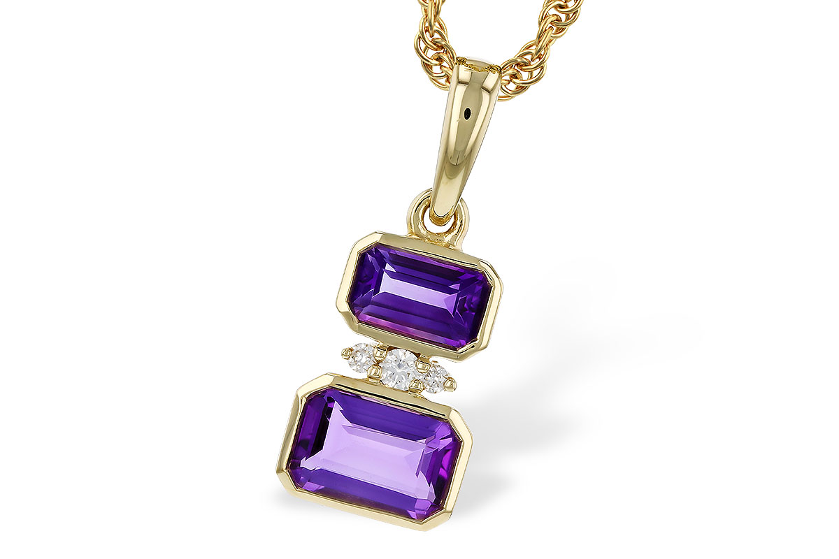 K274-90670: NECK .72 TW AMETHYST .75 TGW