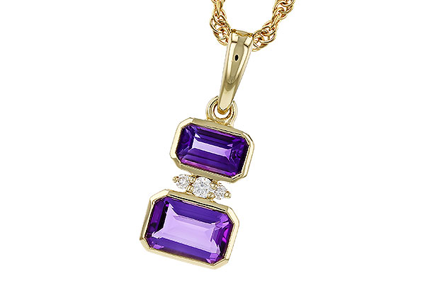 K274-90670: NECK .72 TW AMETHYST .75 TGW
