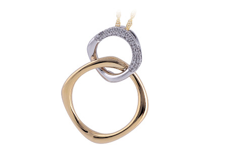 L184-84306: NECKLACE .14 TW