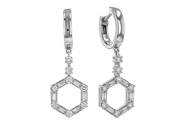 L274-83388: EARRINGS .23 BAG .60 TW