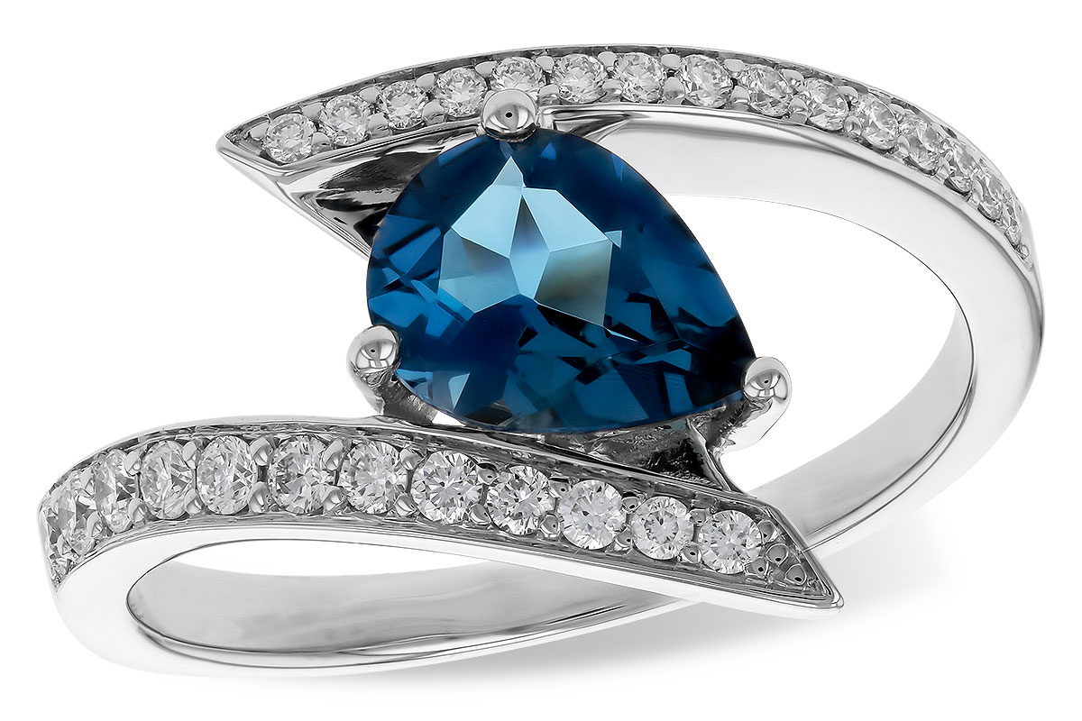 L274-83397: LDS RG 1.04 LONDON BLUE TOPAZ 1.28 TGW (8x6MM)