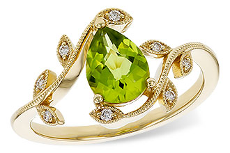 L274-84342: LDS RG 1.16 PERIDOT 1.22 TGW (8x6MM PER)