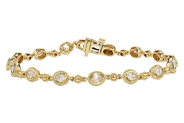 L274-89806: BRACELET 1.25 TW OVAL DIAS (7")