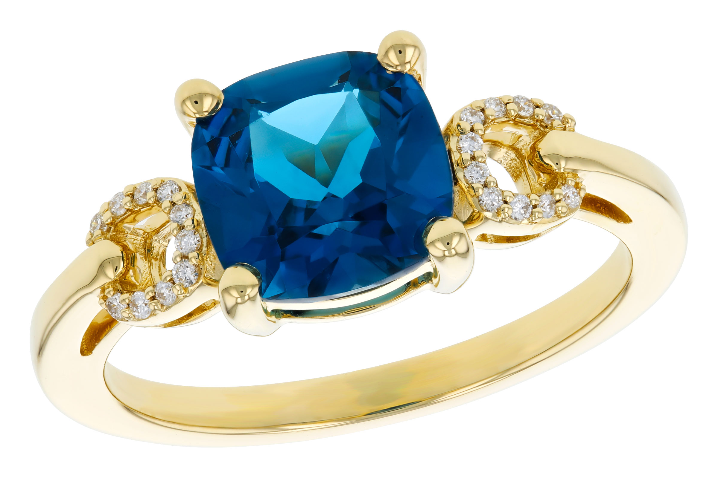 L275-75224: LDS RG 2.16 LONDON BLUE TOPAZ 2.21 TGW (8MM LBT)