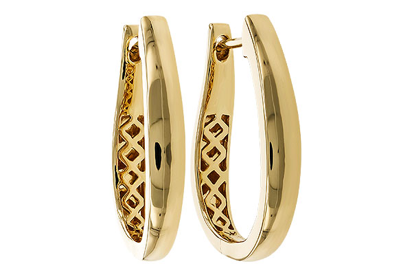 M274-87988: GOLD EARRINGS (22MM)