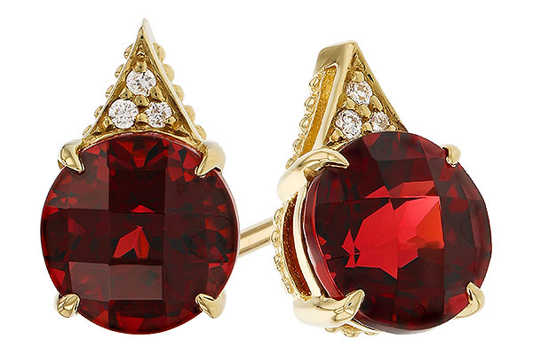 M274-88842: EARR 2.08 TW GARNET 2.10 TGW (6MM RD)