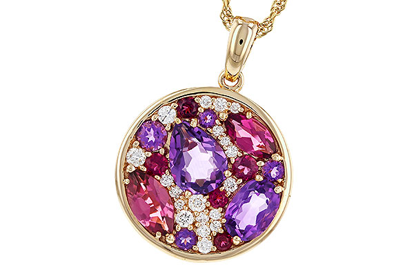 M274-88906: NECK 1.83 TW SEMI-PRECIOUS (P.TOUR, AMY) 2.00 TGW